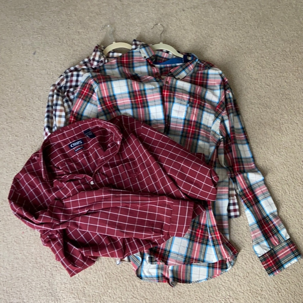 Men’s long sleeve XXL 3 shirt bundle